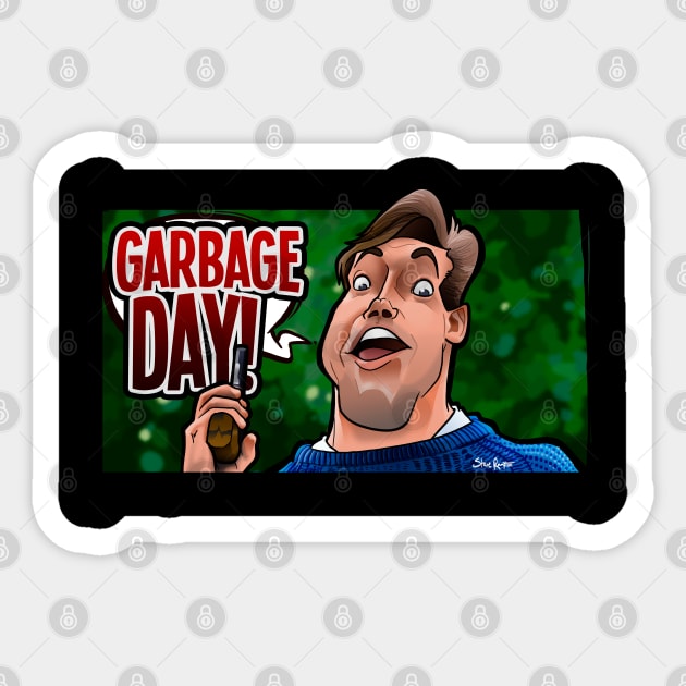 Garbage Day Sticker by binarygod